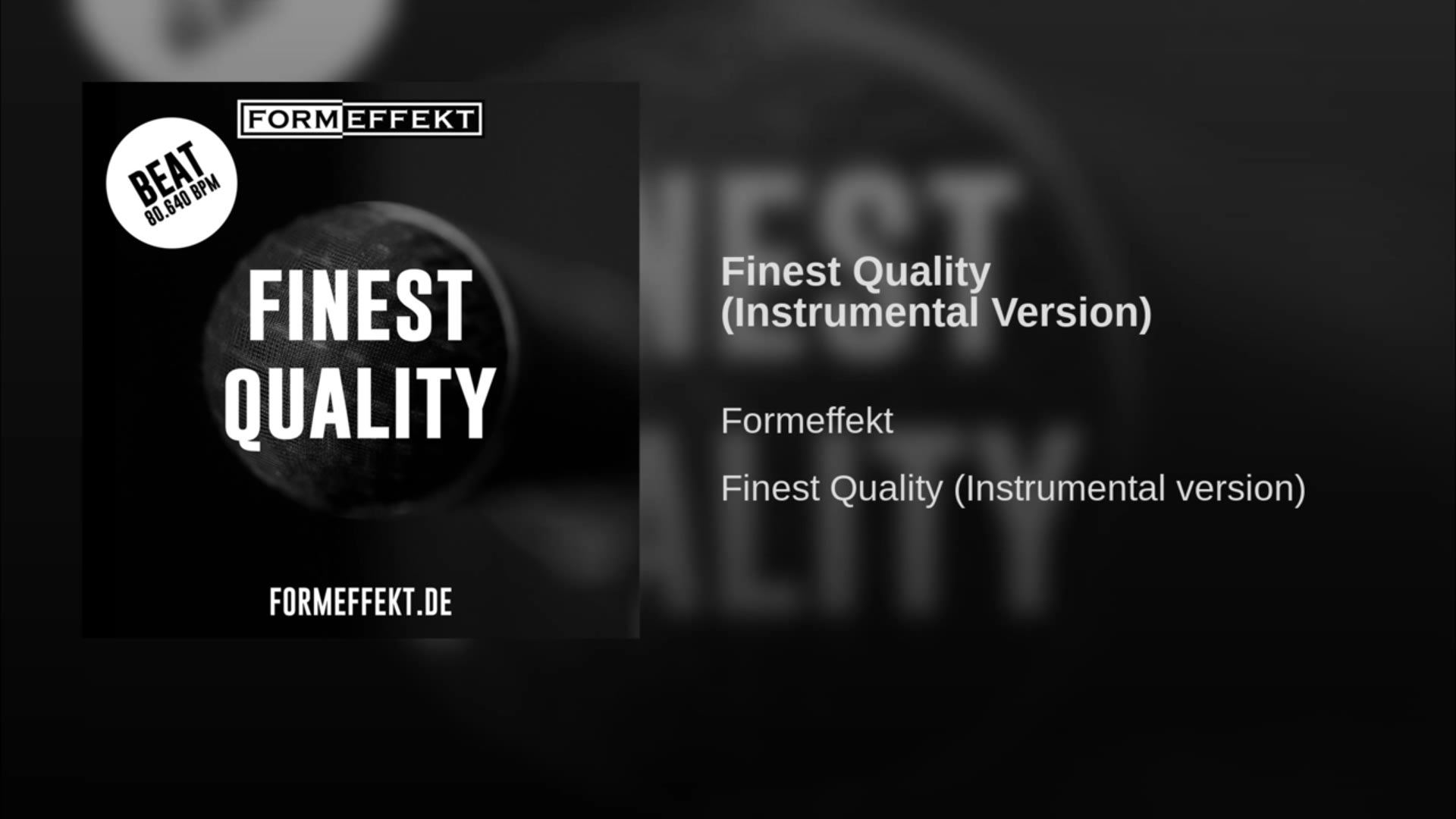 Finest Quality - Beat - You Tube