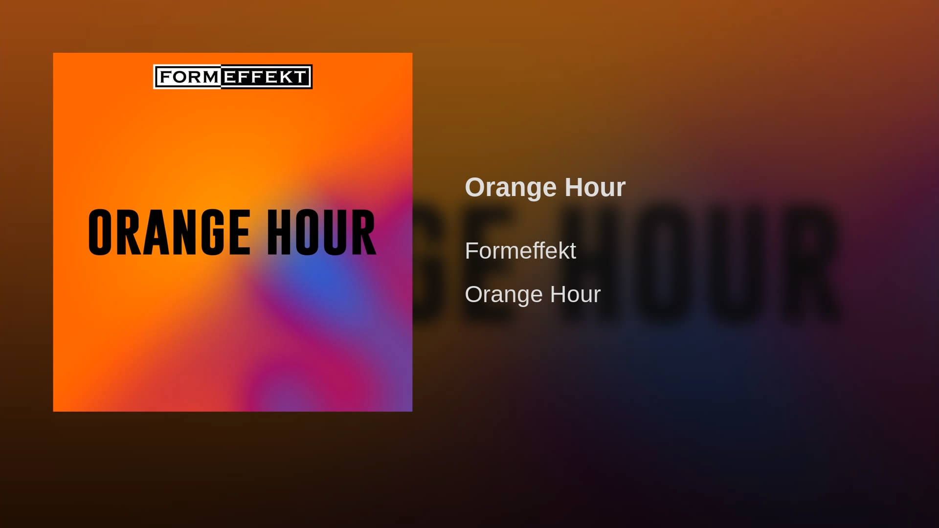 Orange Hour - Beat - You Tube